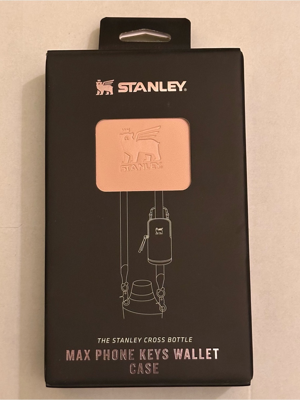 NIB Stanley Cross Bottle Max Phone Keys Wallet Case Rose Quartz